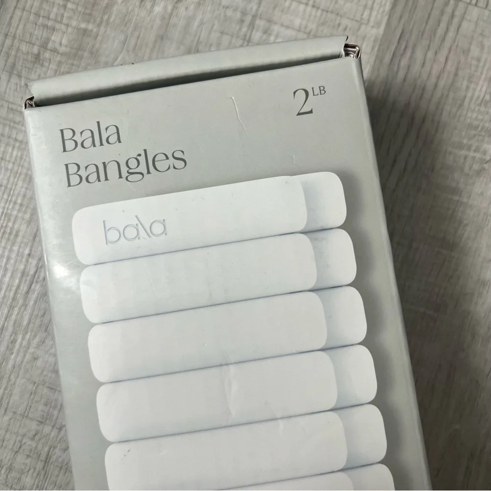 NEW BALA 2 Pound Bangles in Bone White Wrist Weights Pilates Yoga Viral - Picture 10 of 13